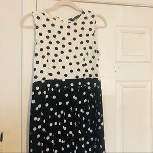 Zara polka dot dress M